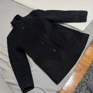 Hugo Boss Elegant Black Peacoat